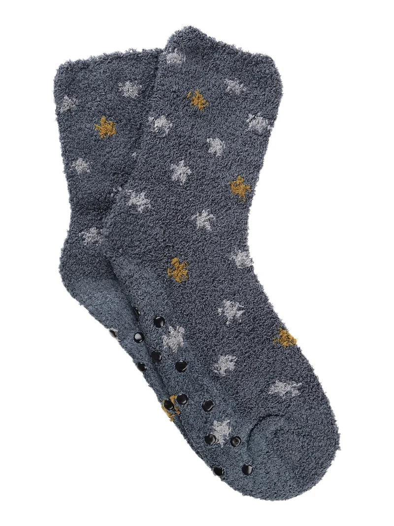 Calze donna morbidose antiscivolo - grigio scuro