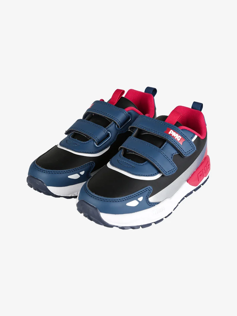 Sneakers da ragazzo con chiusura a strappi - blu
