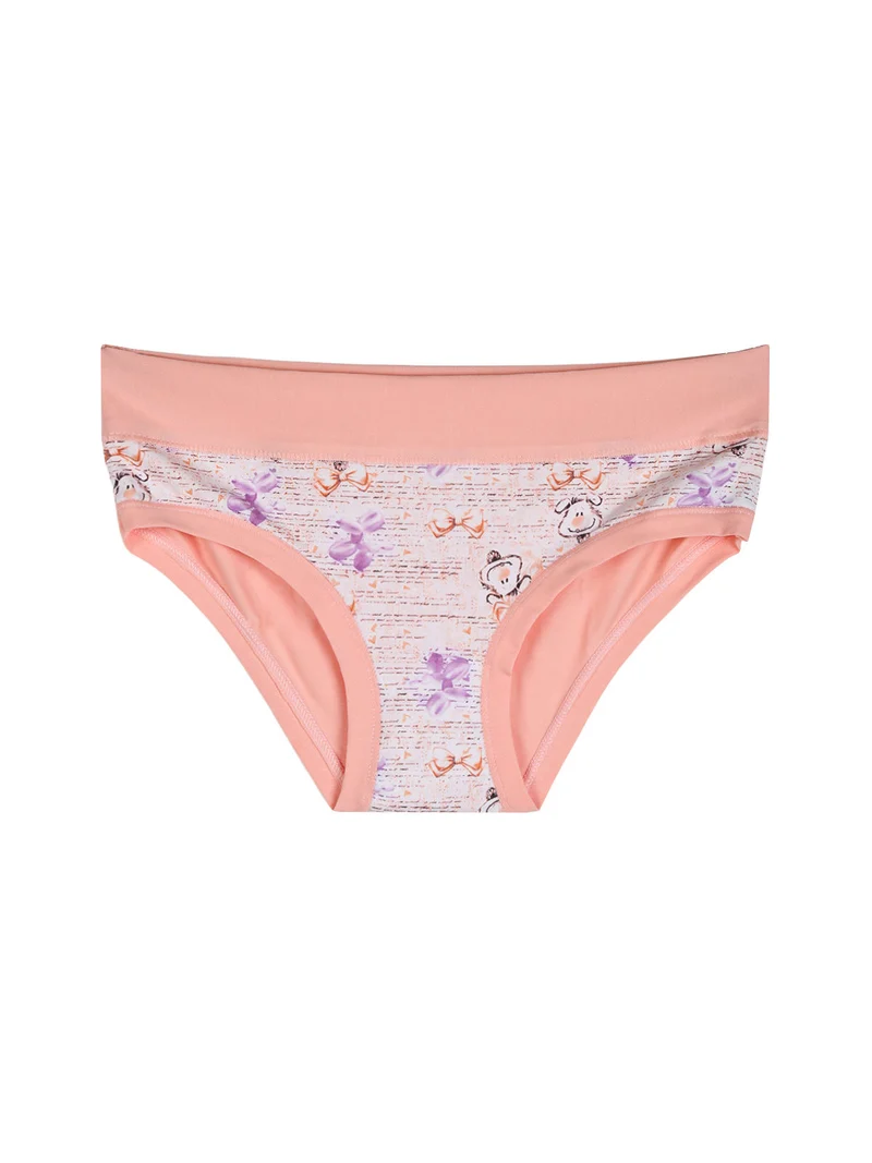 Slip da bambina in cotone - albicocca