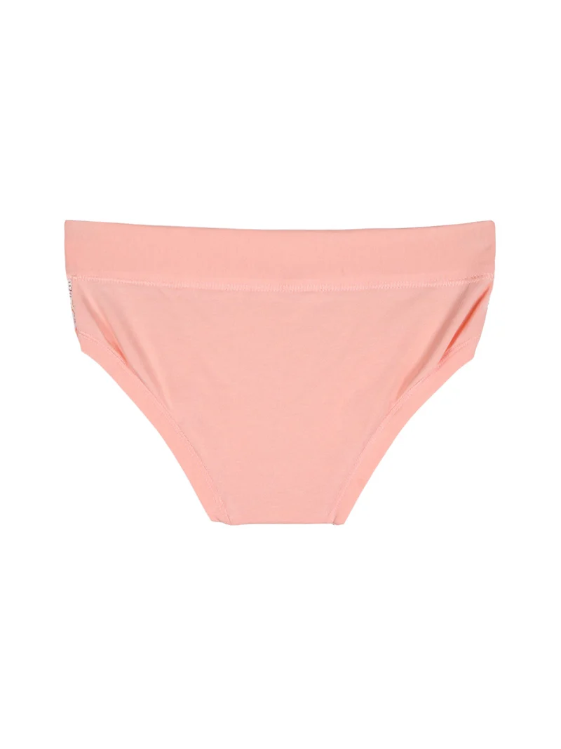 Slip da bambina in cotone - albicocca