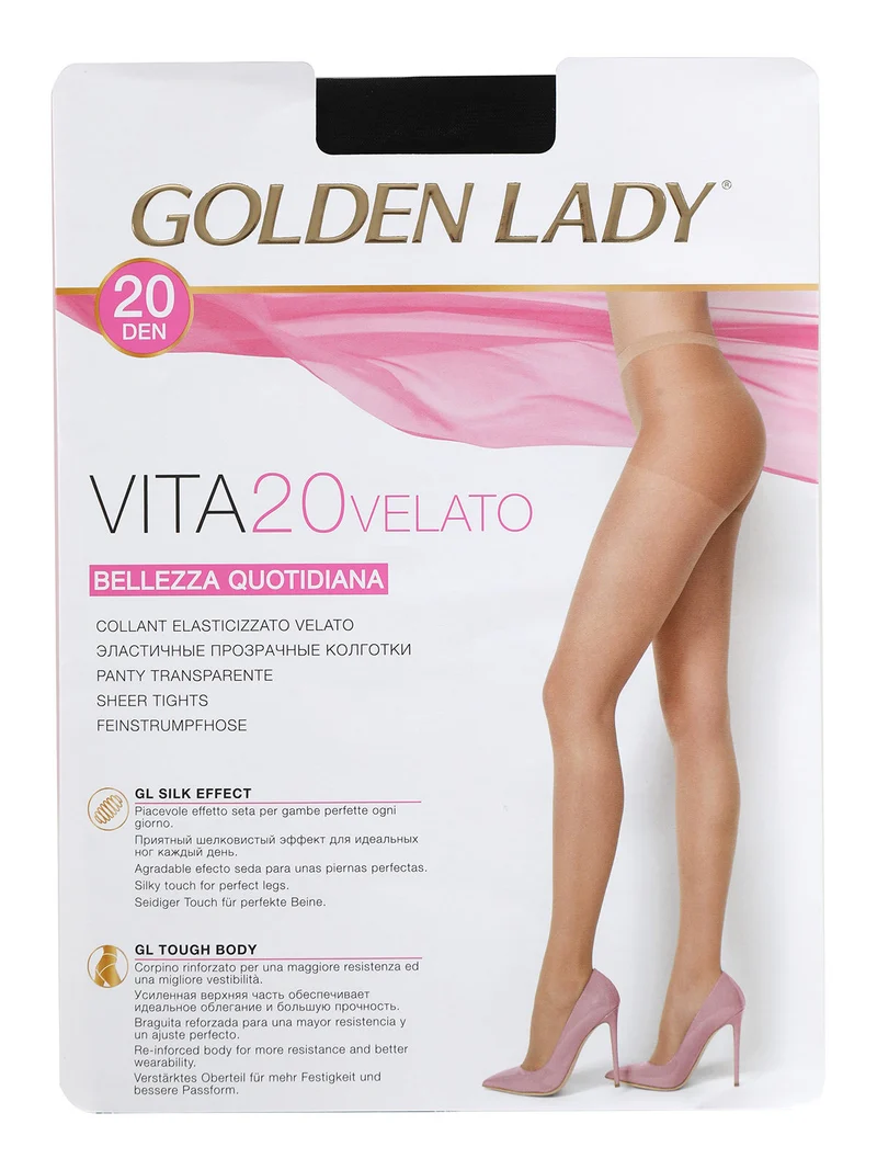 Collant donna velato 20 denari - nero