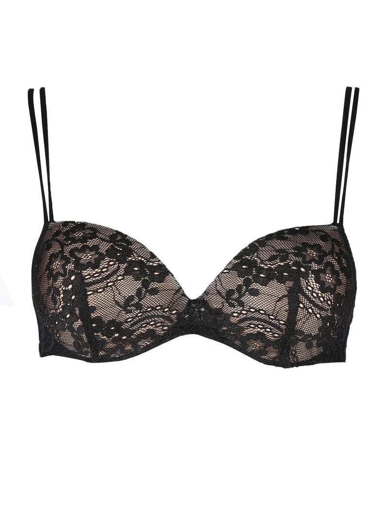 reggiseno imbottito con ferretto QUARZO coppa B - nudo