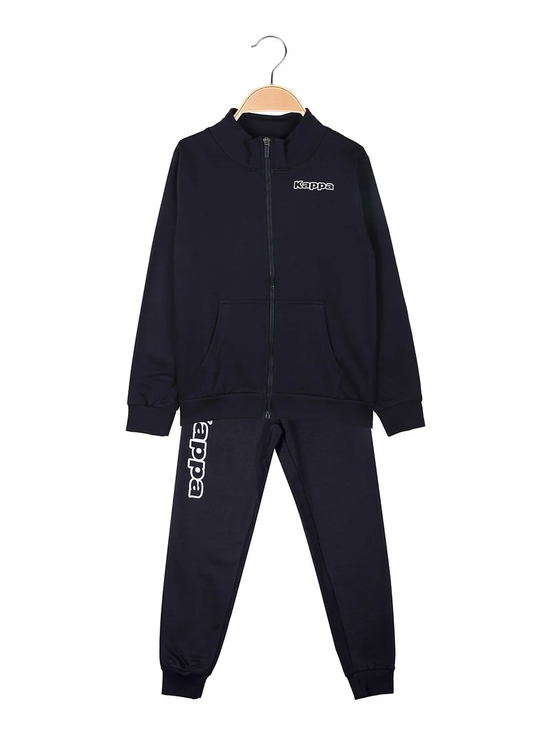 Completo tuta da bambino 2 pezzi con zip - blu scuro