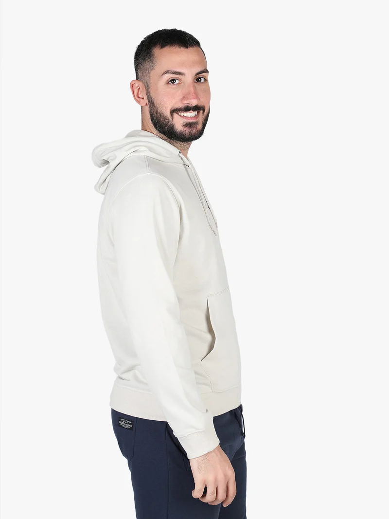 Felpa da uomo con cappuccio - beige