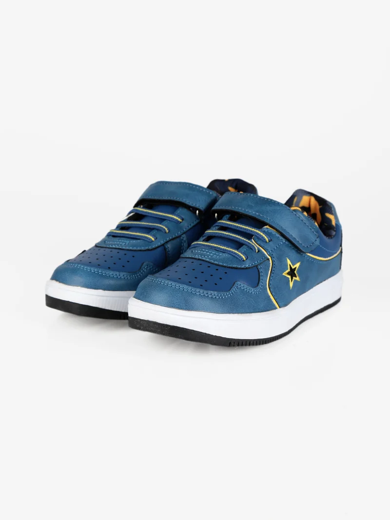 Sneakers da bambino con strappo - blu scuro