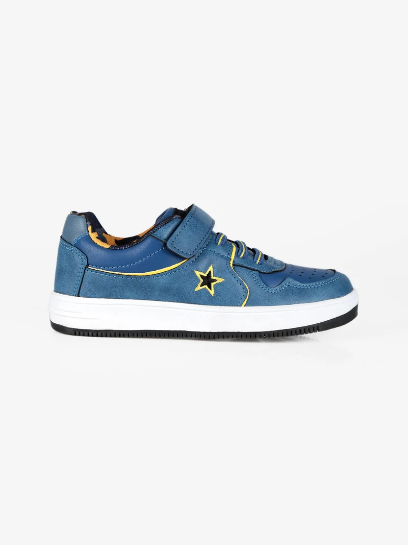 Sneakers da bambino con strappo - blu scuro