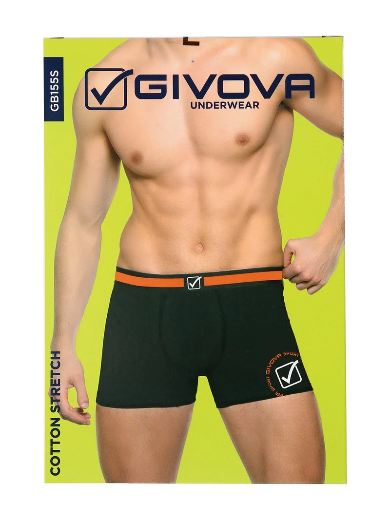 Boxer da uomo in cotone bielastico - grigio