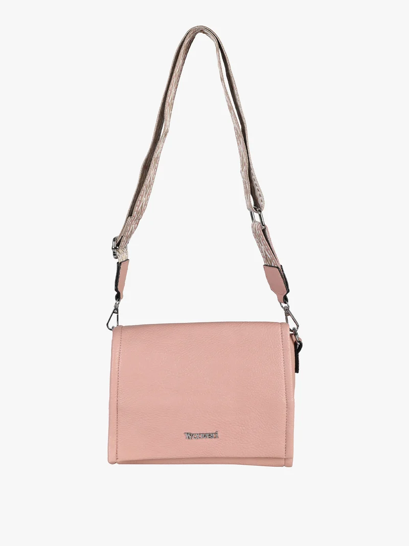Borsa a tracolla da donna - rosa