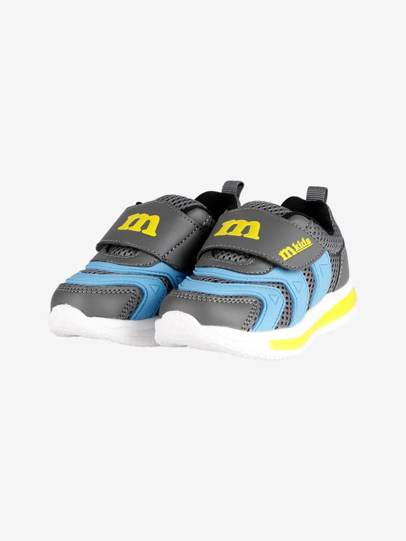Sneakers sportive da bambino con luci - grigio scuro