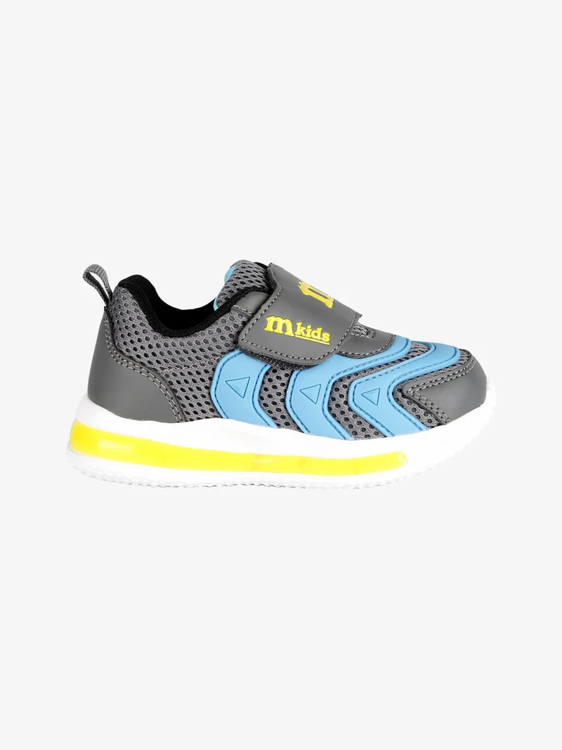 Sneakers sportive da bambino con luci - grigio scuro