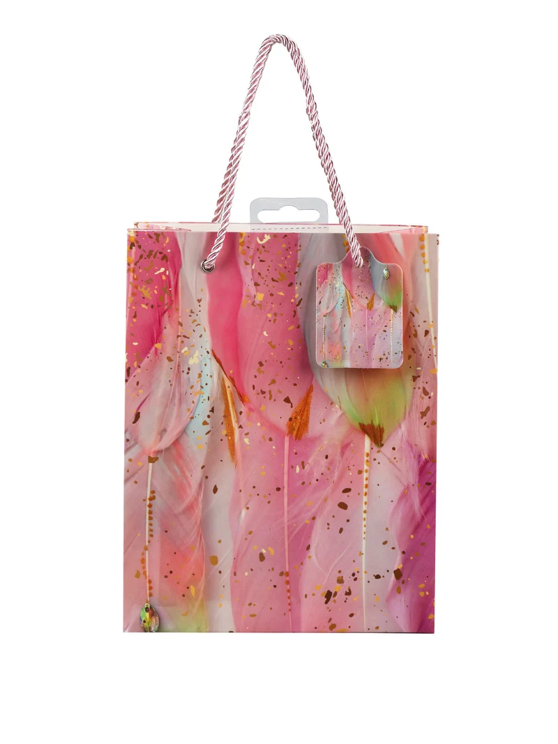 Sacchetto regalo piccolo 23 x 18 x 9 cm - rosa
