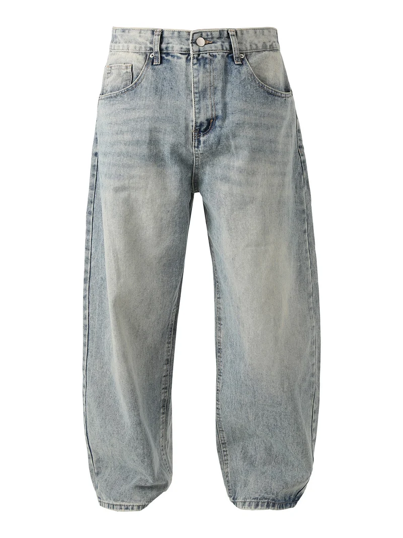 Jeans baggy da uomo sfumati - jeans