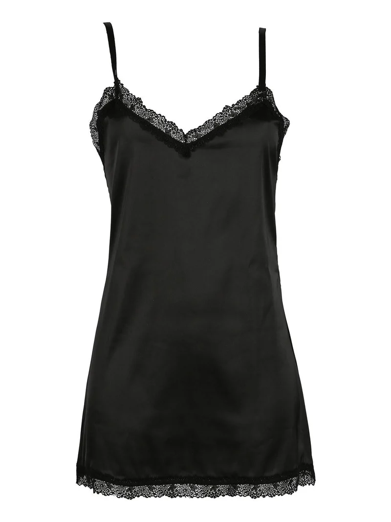 Luxury P0474P Baby doll + perizoma - nero