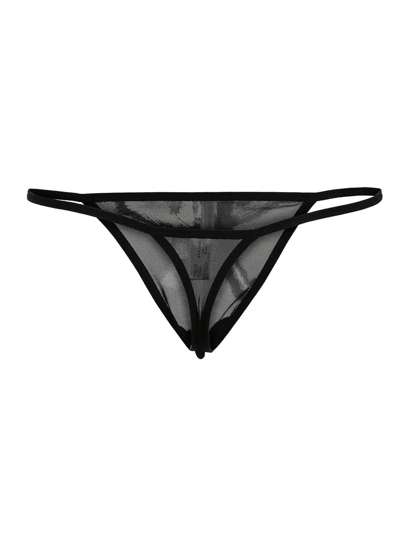 Luxury P0474P Baby doll + perizoma - nero