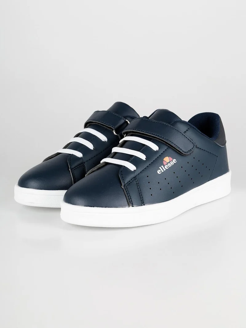 Sneakers basse con strappo - blu