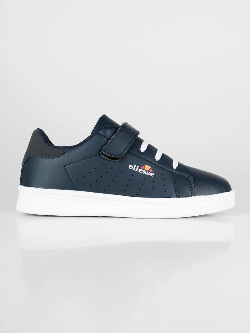 Sneakers basse con strappo - blu