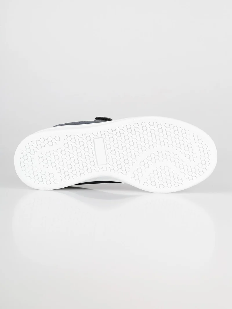 Sneakers basse con strappo - blu