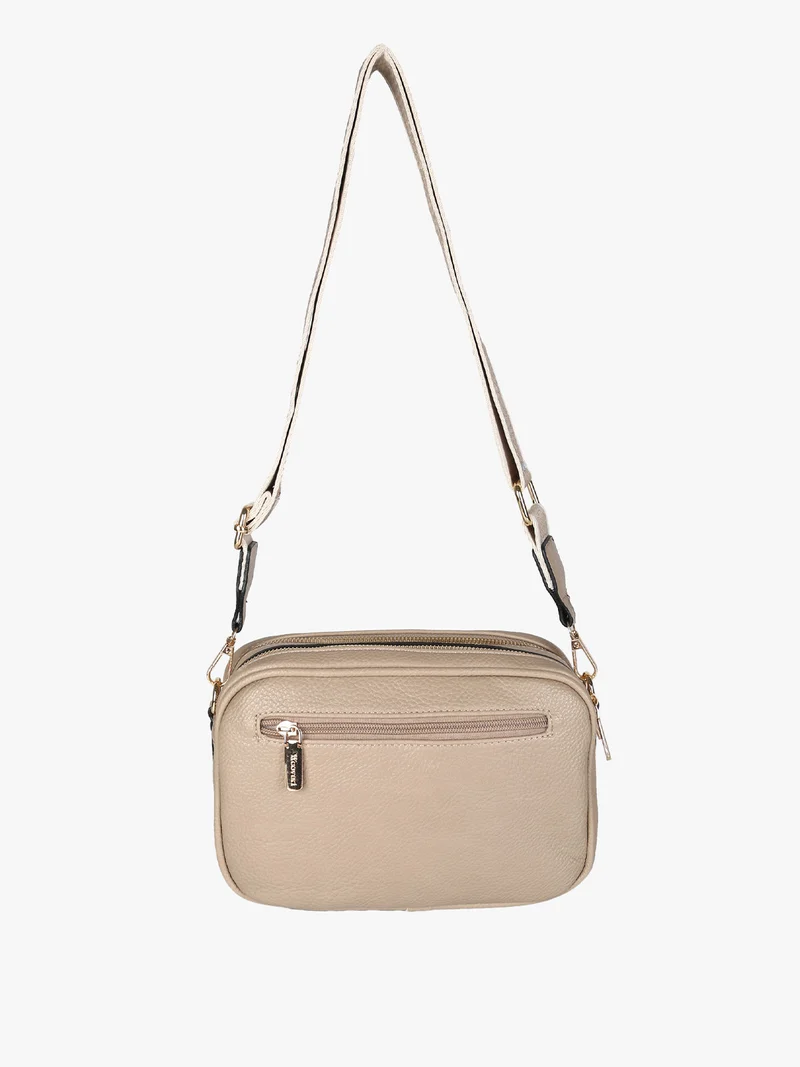 Borsa a tracolla da donna in ecopelle - taupe