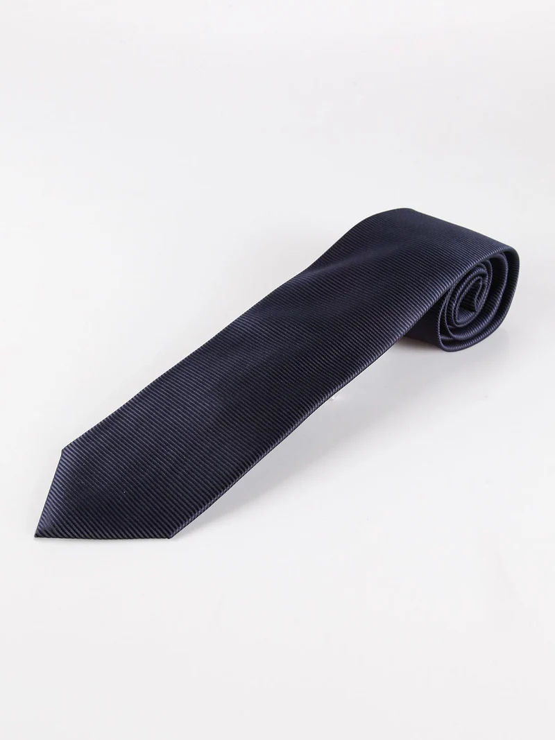 Cravatta classica a righe - blu scuro