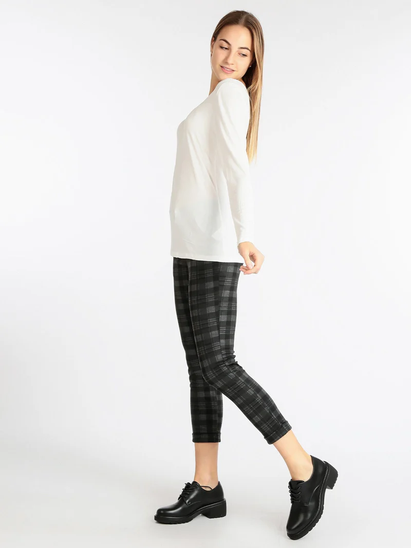 Maglia donna girocollo - bianco