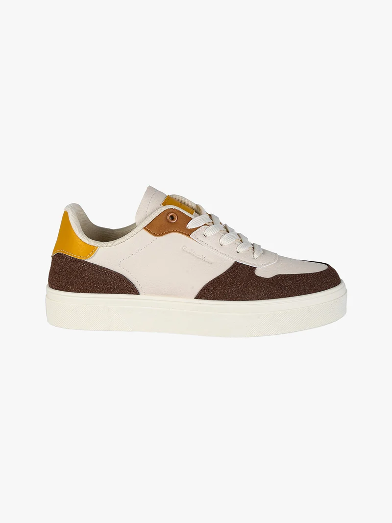 Sneakers da uomo stringate - beige