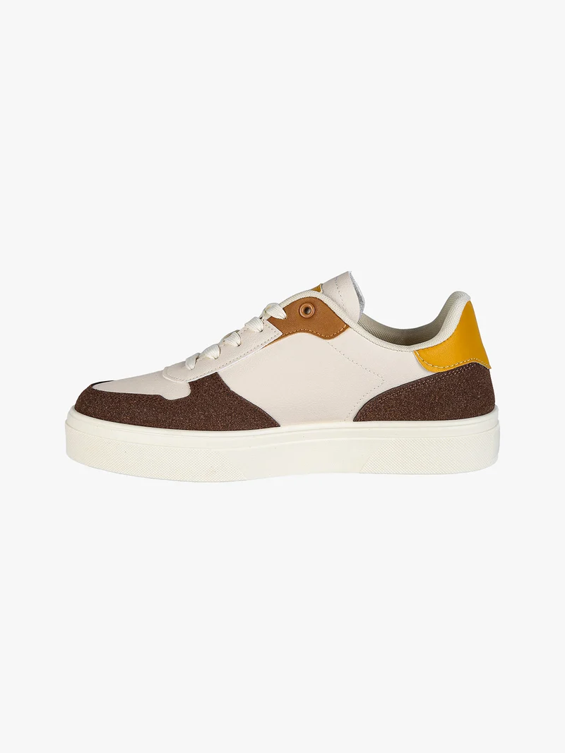 Sneakers da uomo stringate - beige