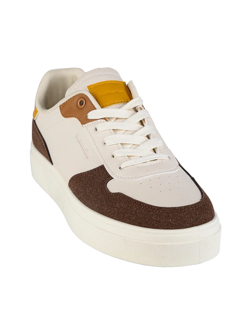 Sneakers da uomo stringate - beige