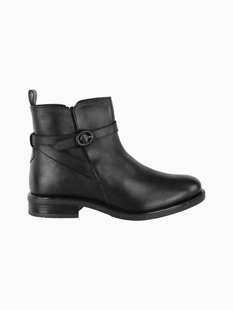 Stivaletti in pelle da donna - nero