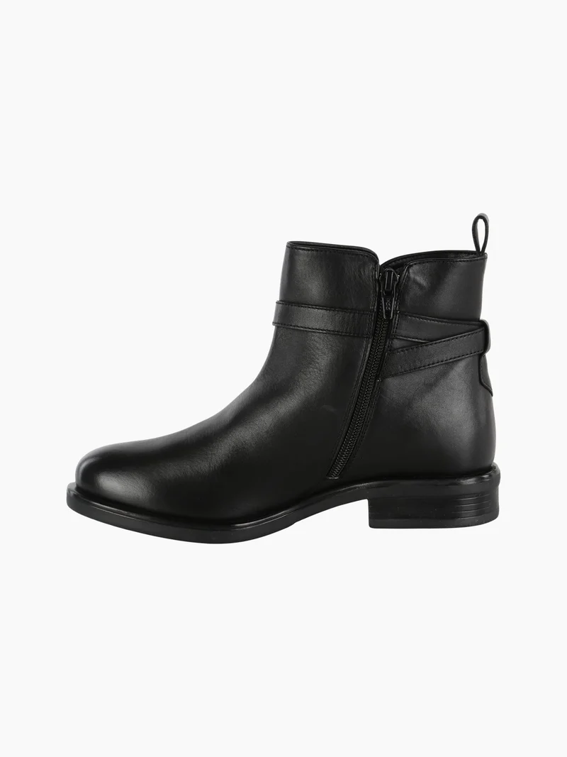 Stivaletti in pelle da donna - nero