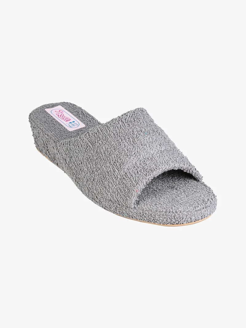 Ciabatte donna aperte in spugna - grigio