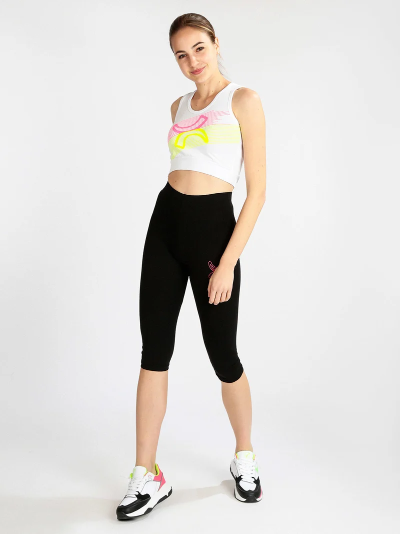 Top donna sportivo - bianco