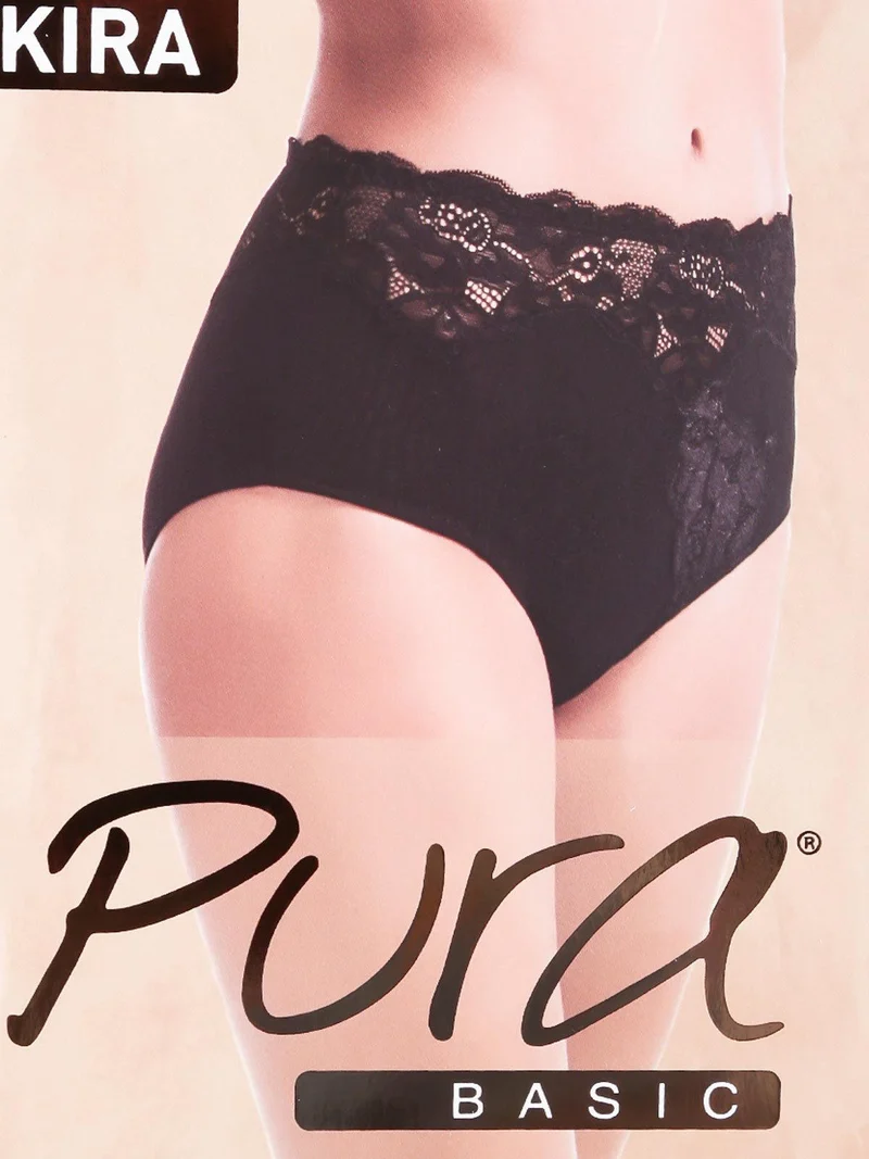 KIRA P9125S Guainetta con pizzo - nero
