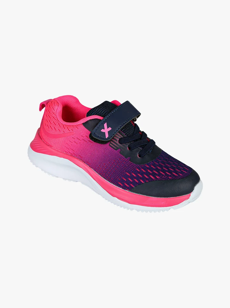 Sneakers sportive da bambina con strappo - fucsia
