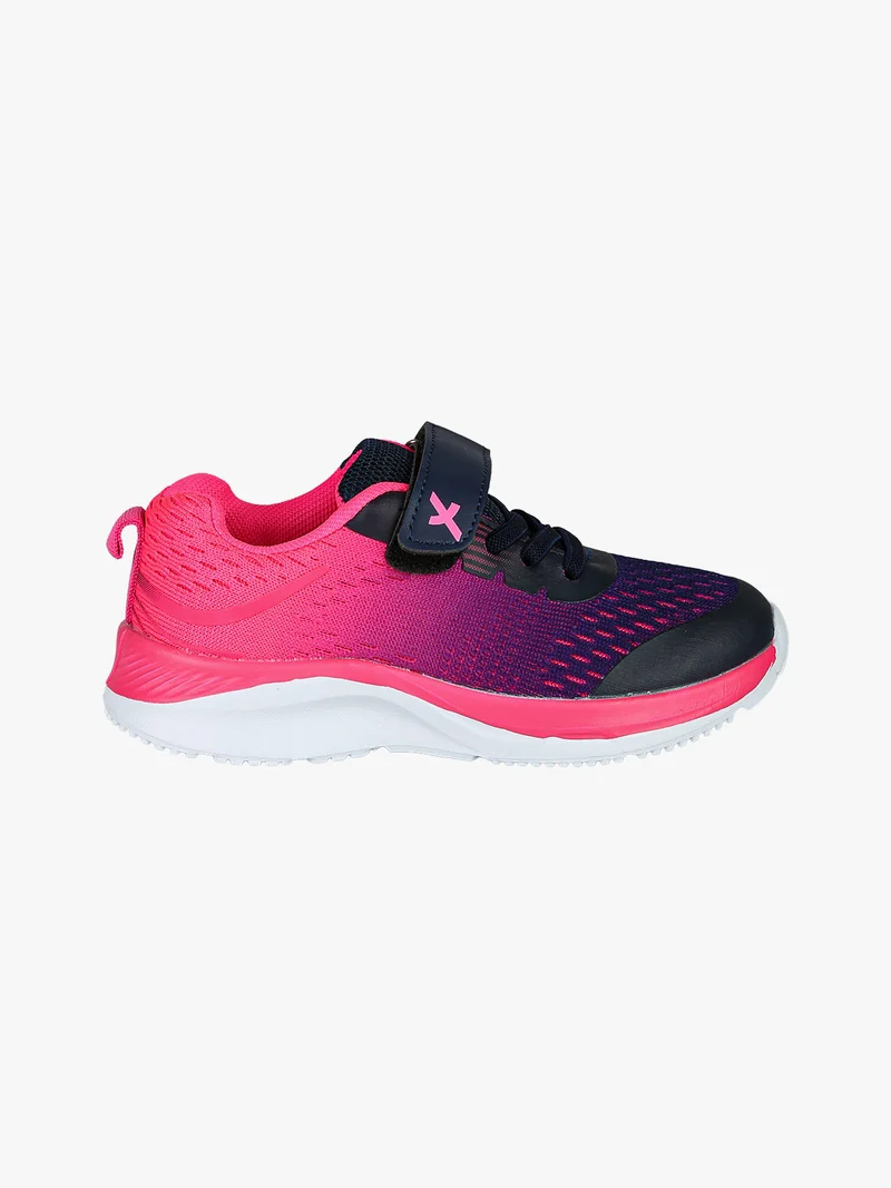 Sneakers sportive da bambina con strappo - fucsia