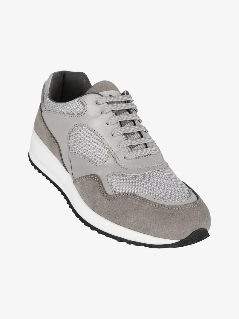 Sneakers in pelle da uomo - grigio