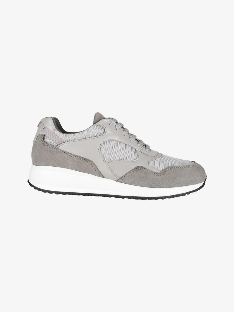 Sneakers in pelle da uomo - grigio