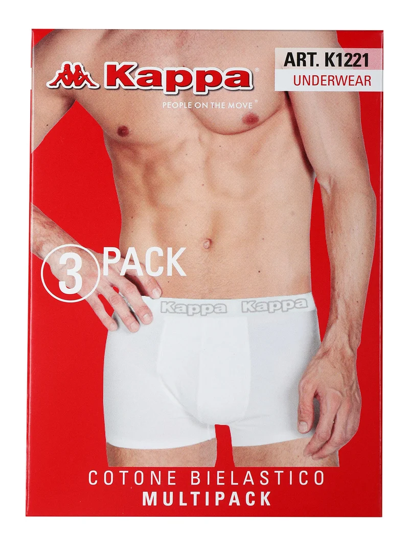 Confezione 3 pezzi boxer uomo - bianco
