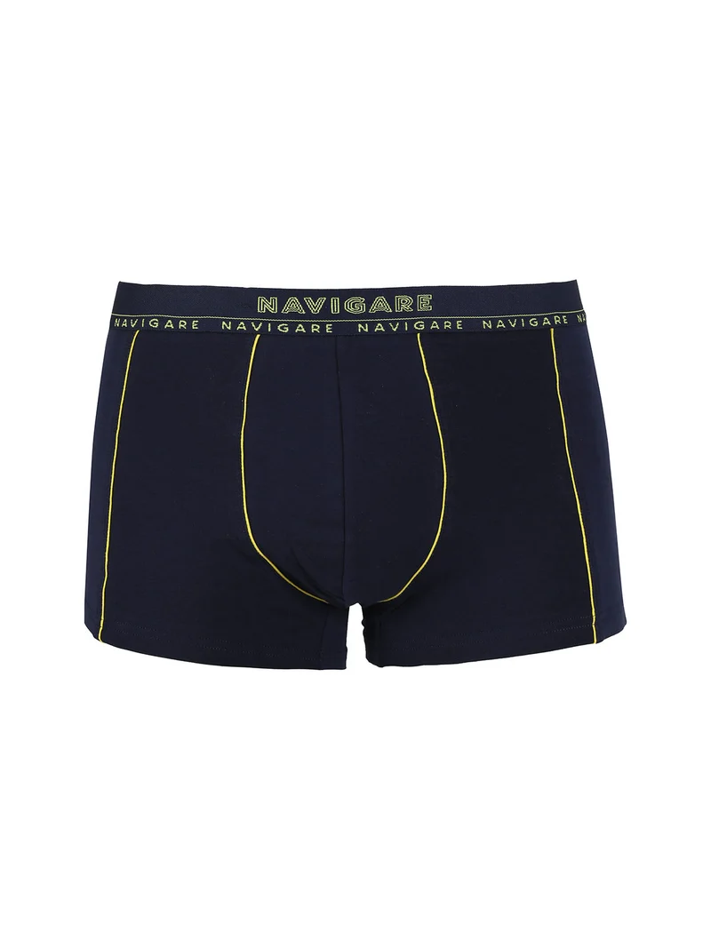 Boxer uomo in cotone elastico - giallo