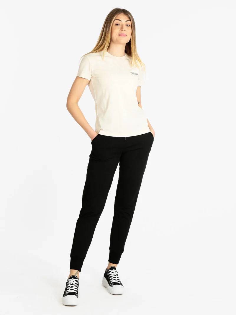 S MORGEX W SS T-shirt donna manica corta - beige