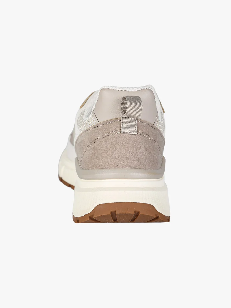 Sneakers stringate da uomo - beige