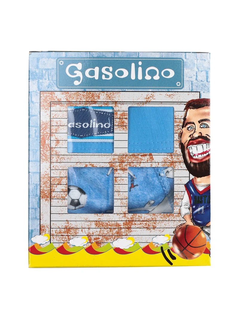 Slip da bambino in cotone - celeste