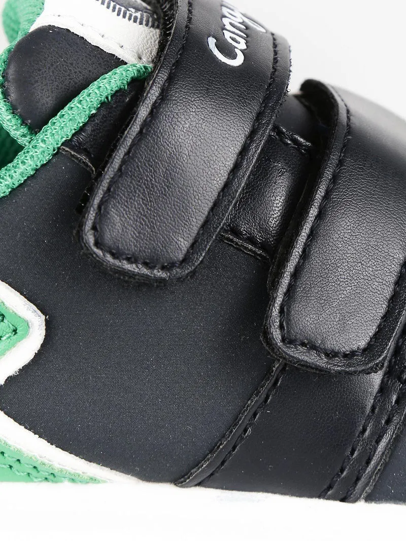 Scarpe sportive per bambini con strappi - blu scuro