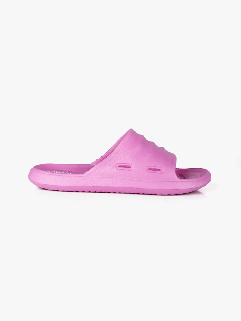 Ciabatte donna in gomma - rosa