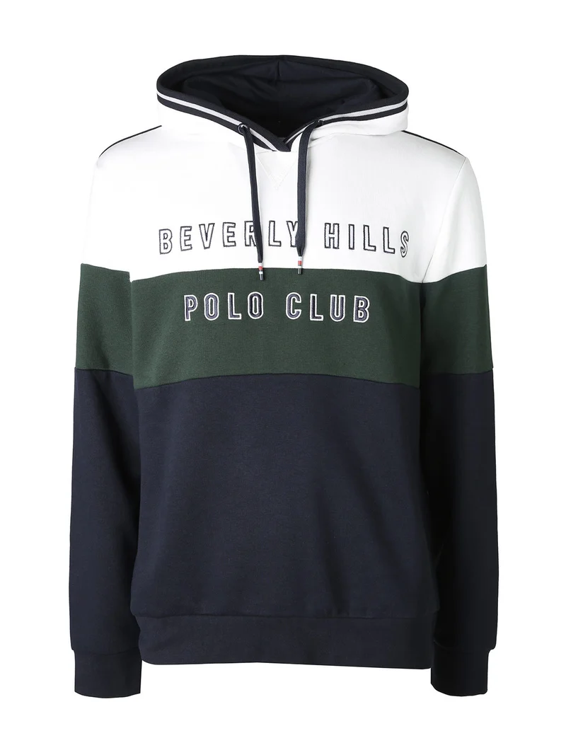 Felpa da uomo con cappuccio - blu scuro