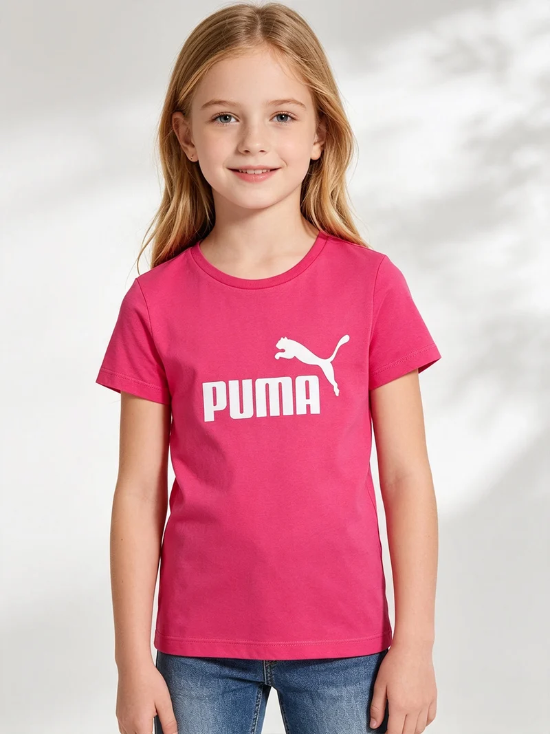 ESS + LOGO TEE T-shirt sportiva da ragazza - fucsia