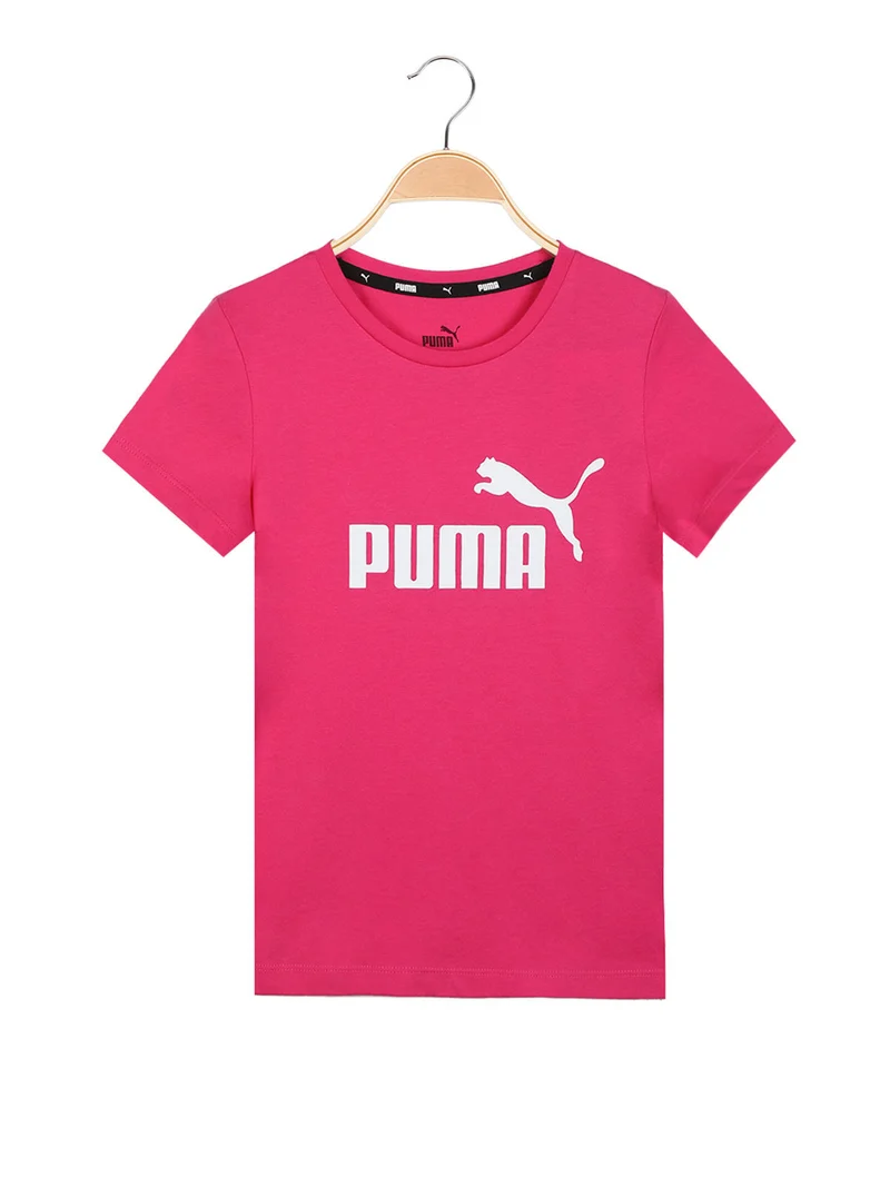 ESS + LOGO TEE T-shirt sportiva da ragazza - fucsia