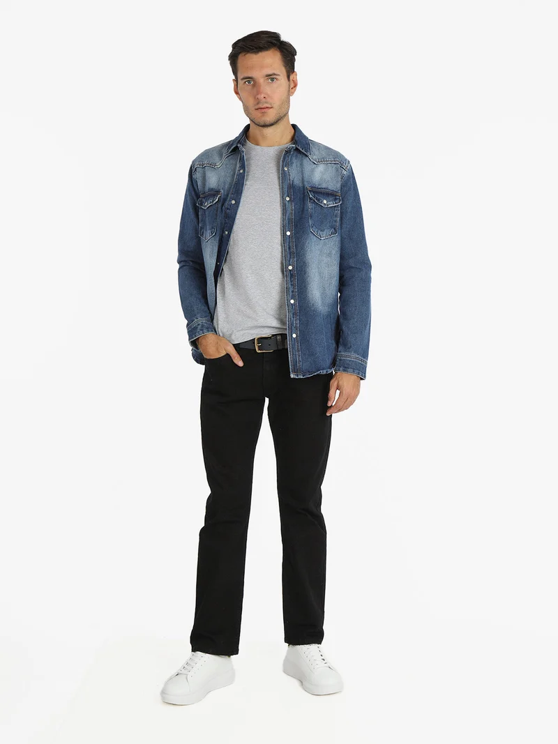 Camicia uomo in jeans