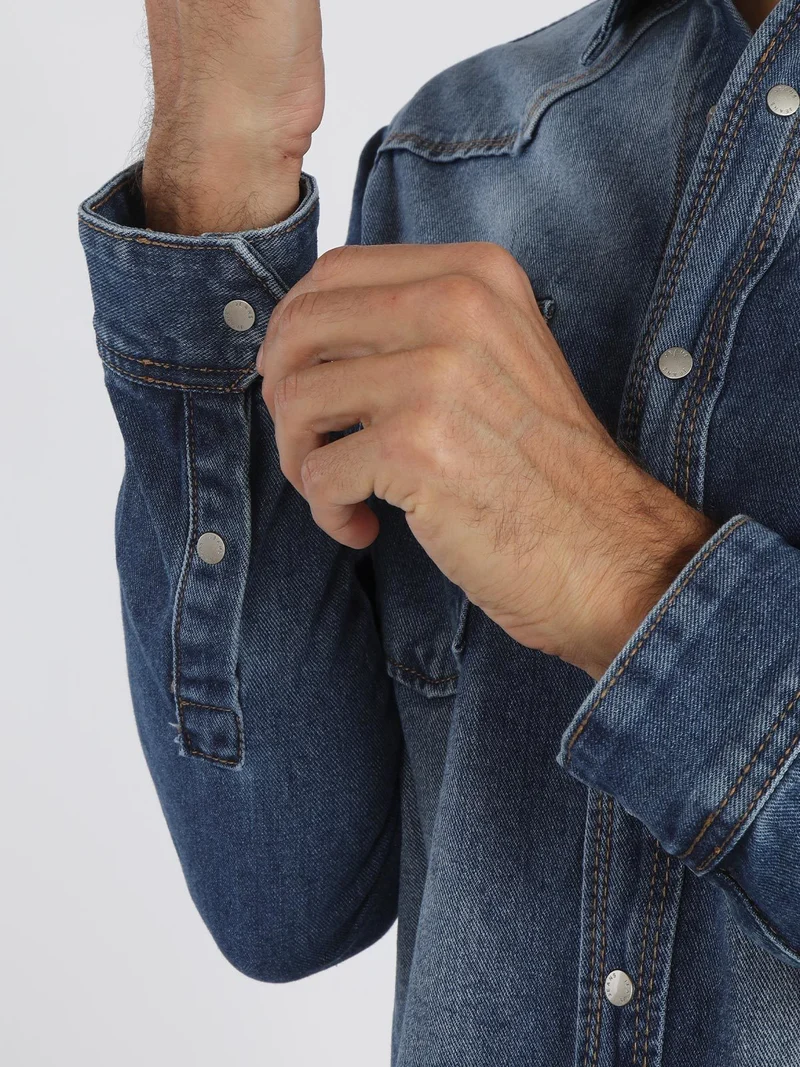 Camicia uomo in jeans
