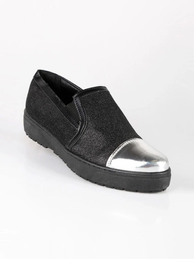 Sneakers basse senza lacci - nero