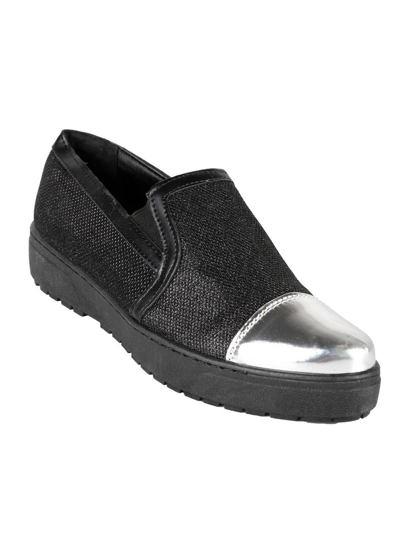 Sneakers basse senza lacci - nero